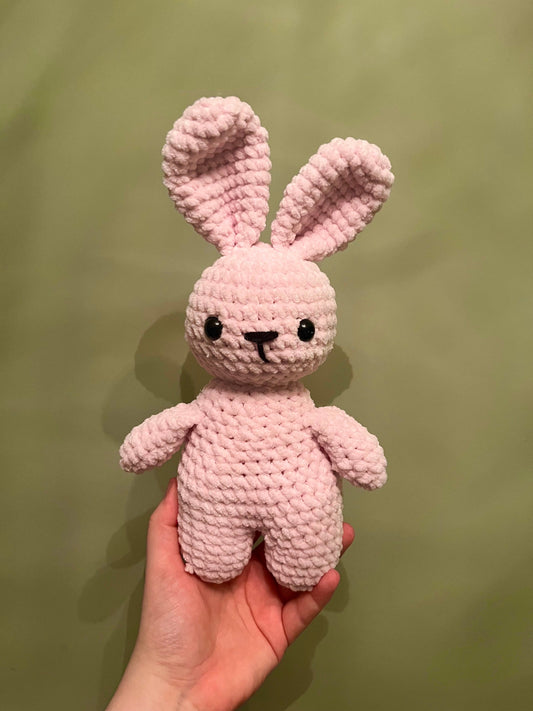 Crochet Pink Bunny Plushie