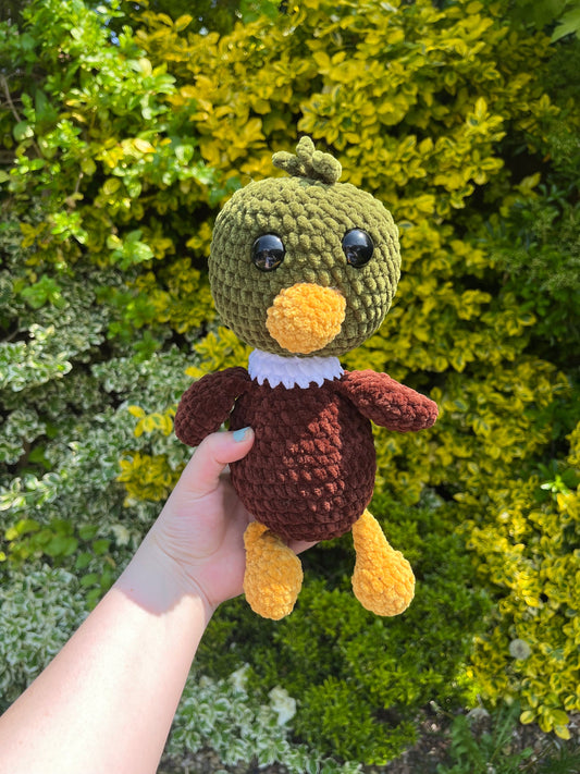 Crochet Mallard Duck Plushie