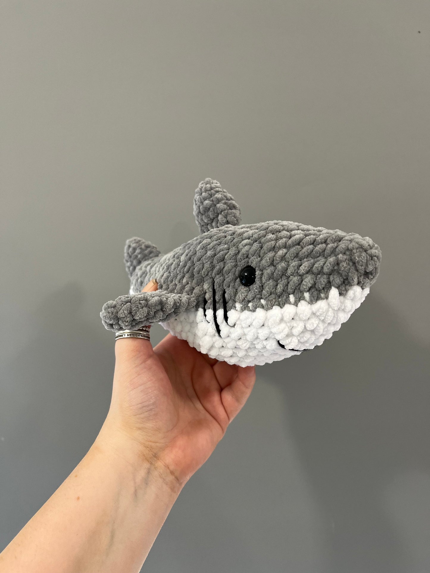 Shark Crochet Stuffed Toy Plushie