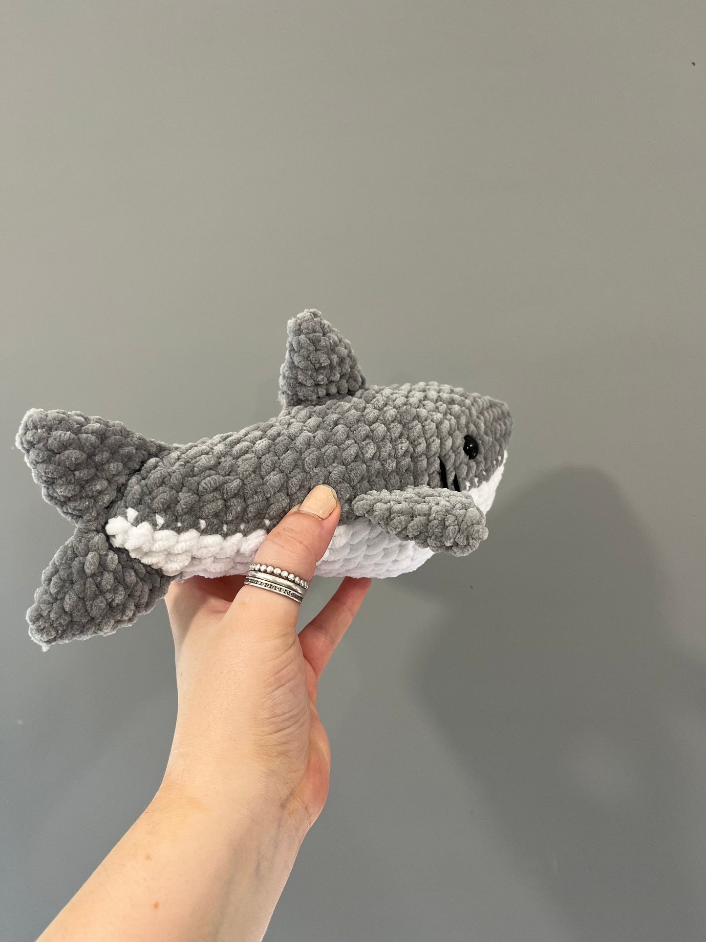 Shark Crochet Stuffed Toy Plushie