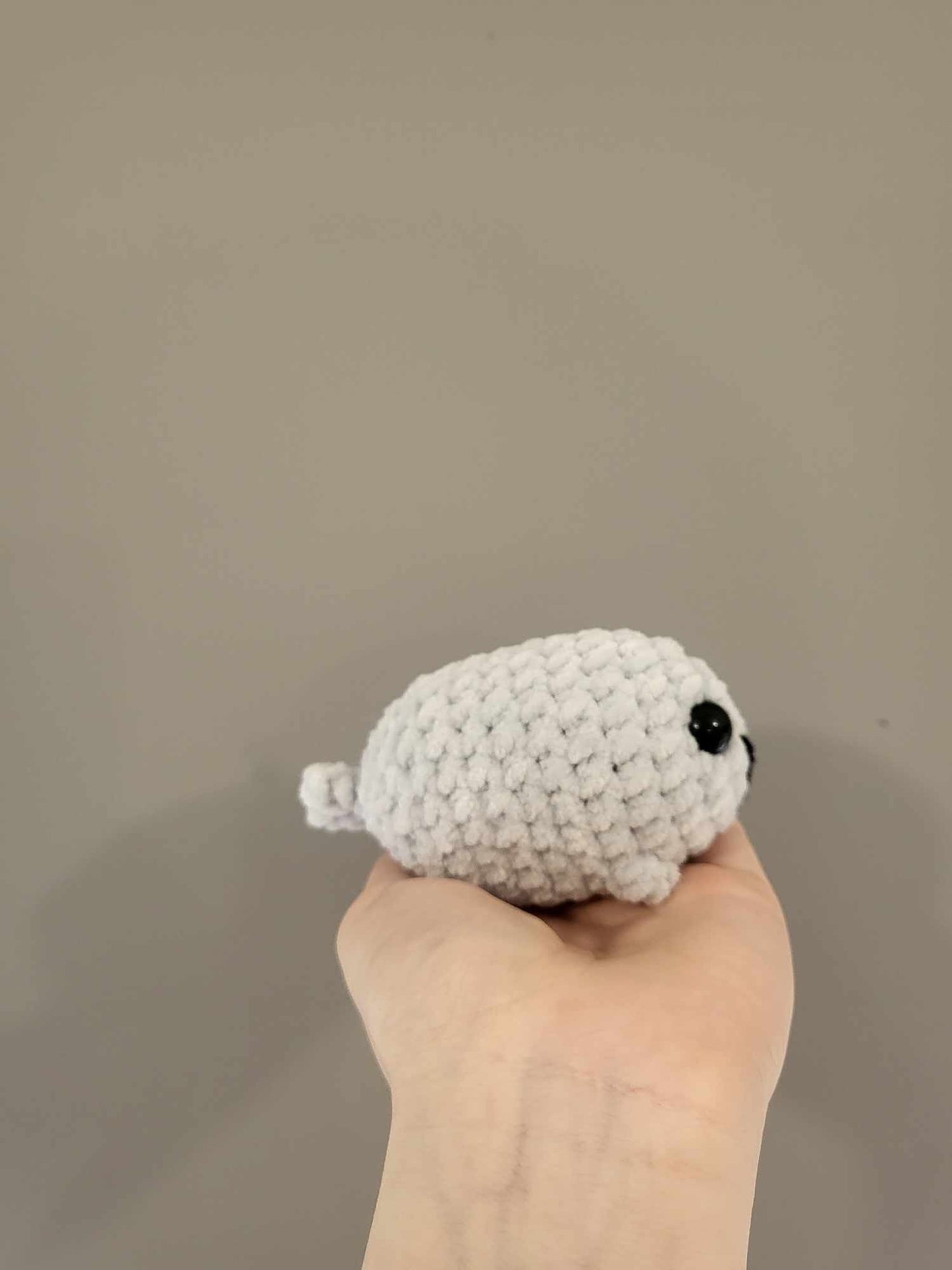 Crochet chonky seal Plushie