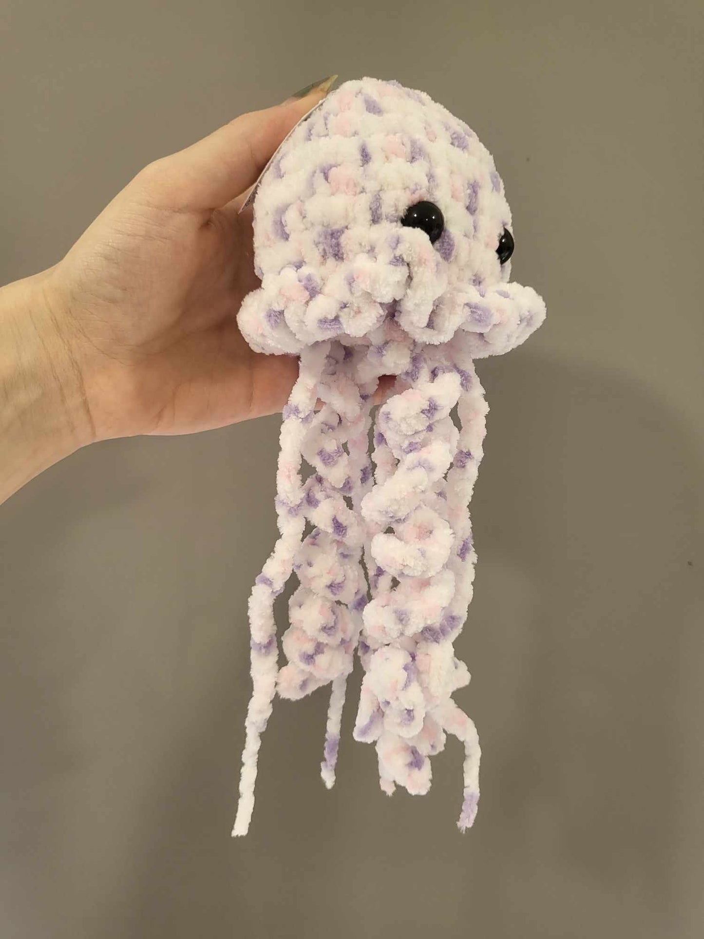 Crochet Large Jellyfish - Stress Buddy - Plushie